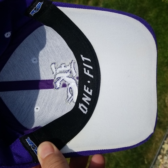 Kansas State Wildcats One Fit Purple Baseball Hat by Top of the World - Picture 9 of 10